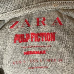 pulp fiction t shirt zara